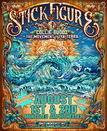 2 Day Pass: Stick Figure - Once in a Lifetime Tour ft. Collie Buddz, The Movement & Iya Terra