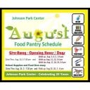 JPC August 2020 Food Pantry Schedule